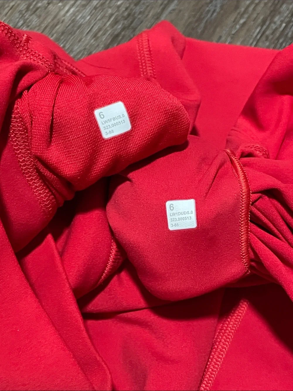 Like New Lululemon Matching Align True Red - Ohio State Set. Size 6
